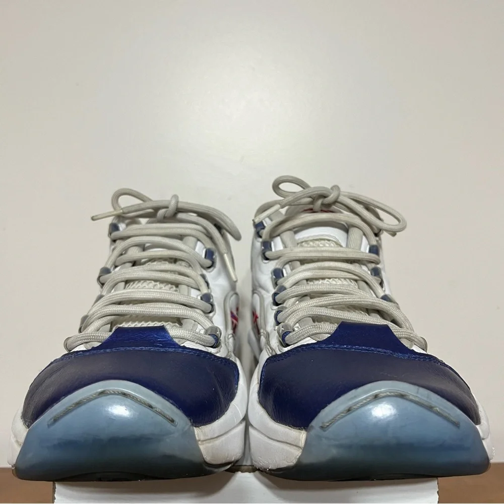 Reebok Question Mid White Pearlized Blue Toe - Allen Iverson - Size 11 GX0227 - Picture 5 of 15